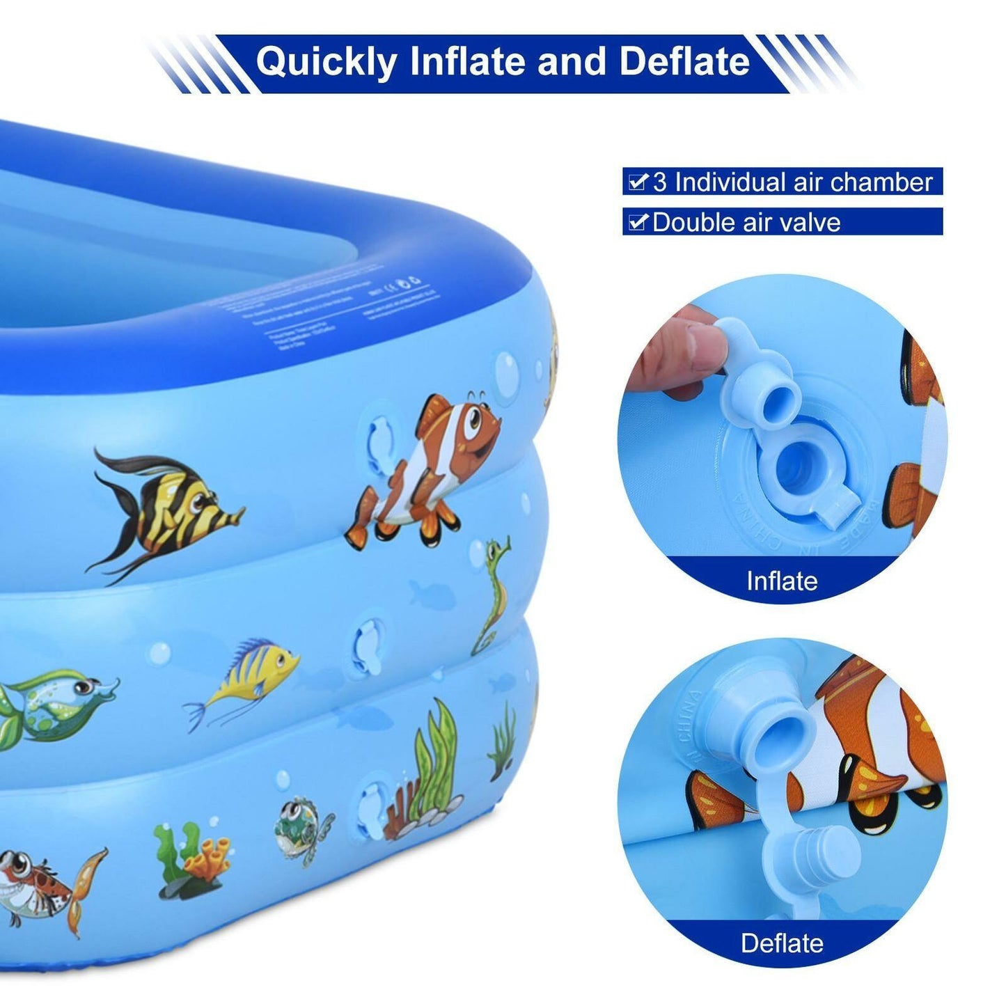 Bulk Order, Rectangular Inflatable Swimming Pool