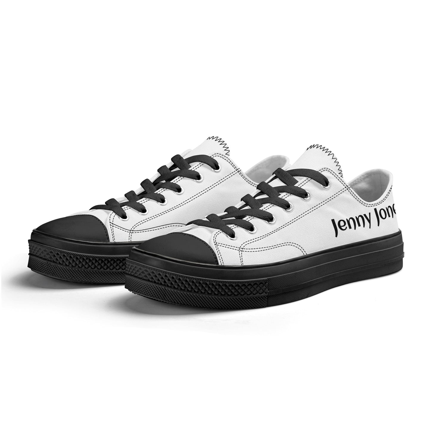 Custom Personalized Women's Classic Low Top Canvas Shoes