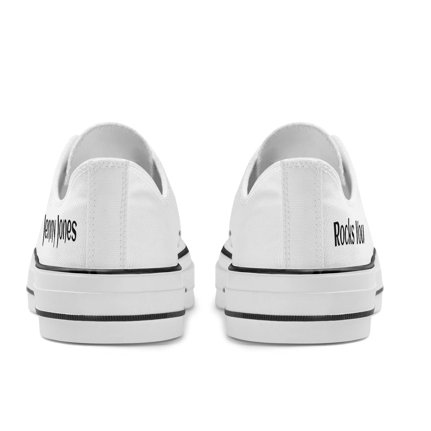 Custom Personalized Women's Classic Low Top Canvas Shoes