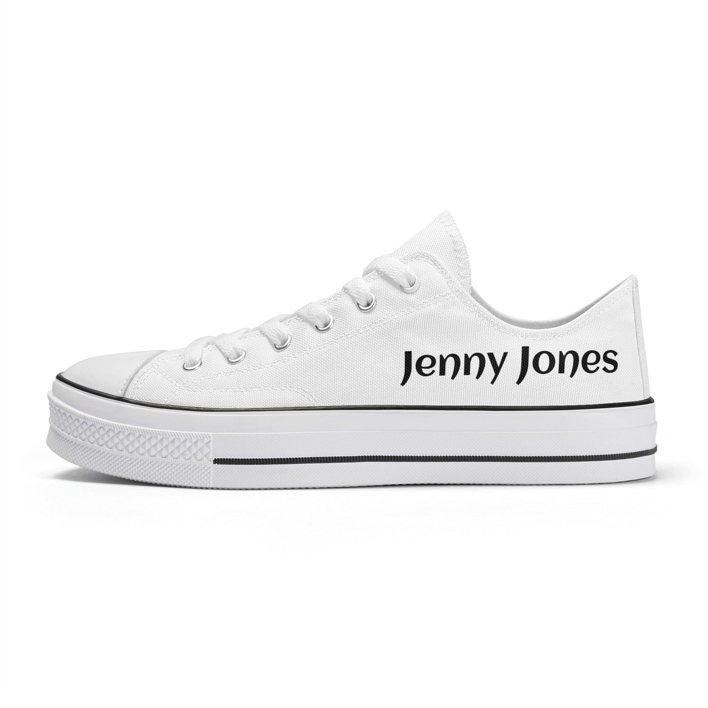 Custom Personalized Women's Classic Low Top Canvas Shoes