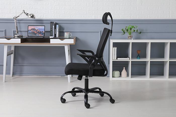 Ergonomic office chair, breathable mesh chair with lumbar support, comfortable computer chair