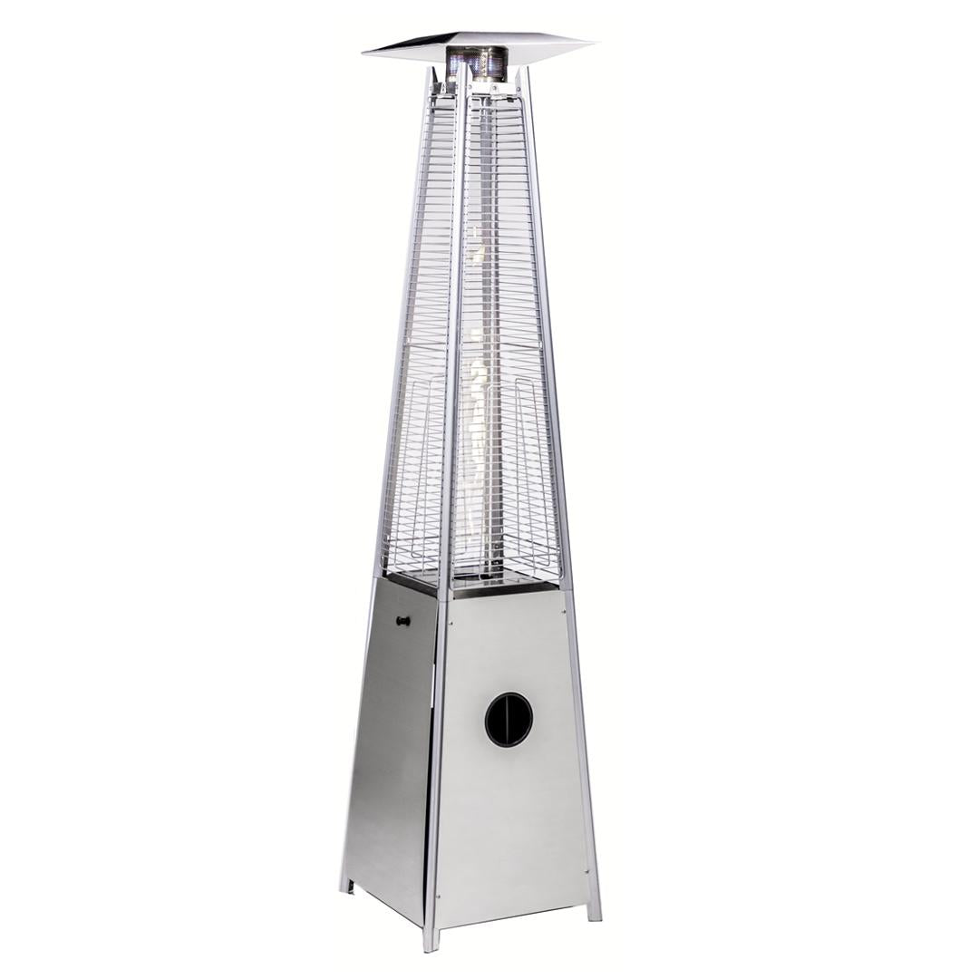 40000BTU Pyramid Propane Patio Heater, Quartz Glass Tube, Stainless steel