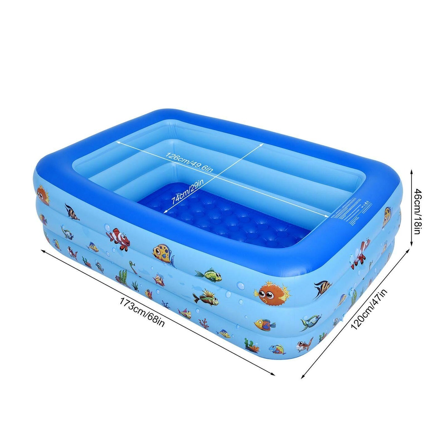 Bulk Order, Rectangular Inflatable Swimming Pool