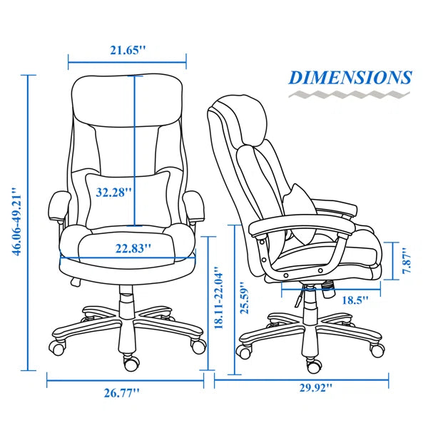 Bulk Order ， Ergonomic Velvet High Back Executive Chair,MD10403702