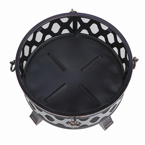 23.62'' H x 26.18'' W Steel Wood Burning Outdoor Fire Pit