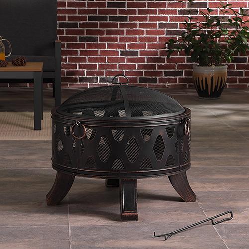 23.62'' H x 26.18'' W Steel Wood Burning Outdoor Fire Pit