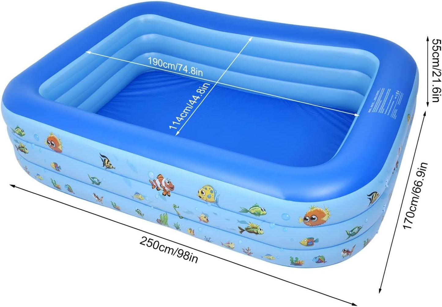 Bulk Order, Rectangular Inflatable Swimming Pool