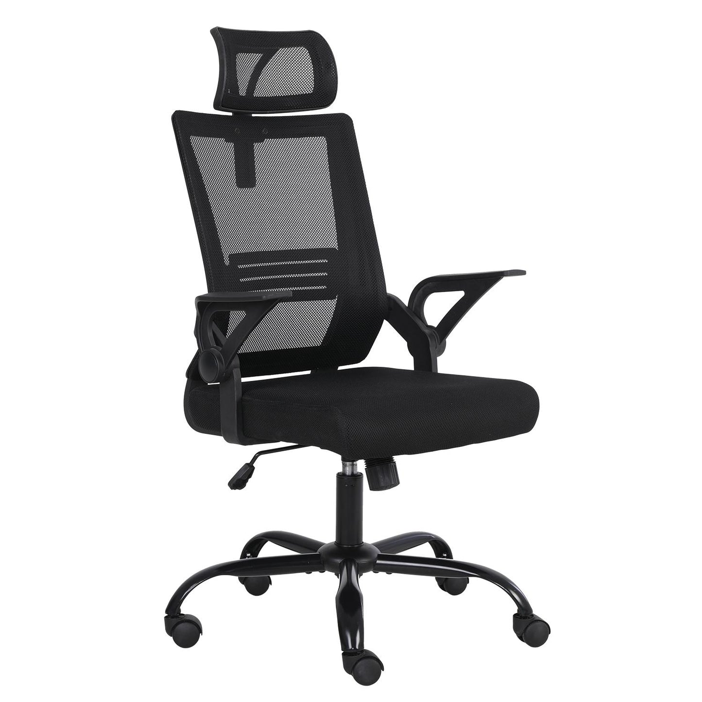 Ergonomic office chair, breathable mesh chair with lumbar support, comfortable computer chair