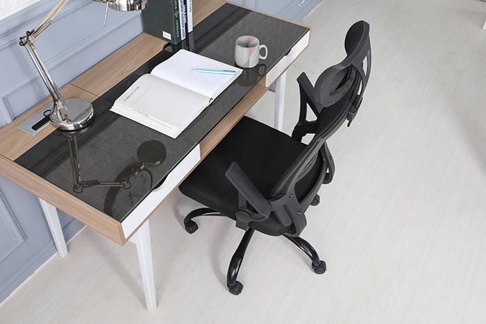 Ergonomic office chair, breathable mesh chair with lumbar support, comfortable computer chair