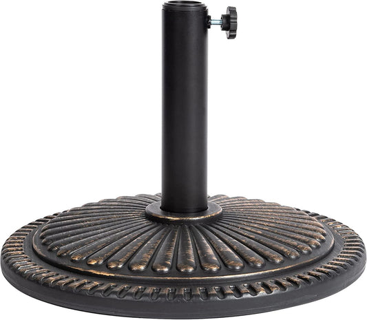 Patio Umbrella Base 18" Outdoor Umbrella Stand Base Market Umbrella Holder